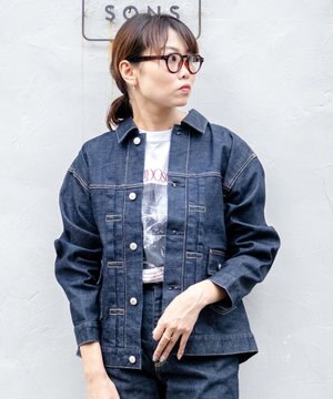 【洗える/ストレッチ】modern jacket type 2nd. デニムジャケット