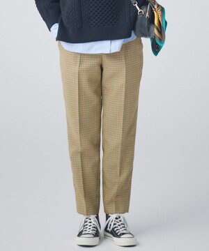 【WEB限定】ポリエステルグレンチェック パンツ