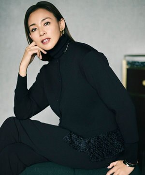  【SHIHOさん着用】ウールシルクミックスインナー ニット