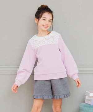  【110-140㎝】レース トレーナー