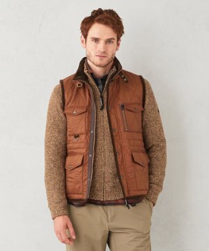  【UNISEX】軽量/中綿 ダブルフェイス ベスト