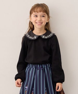  音符ブラウス