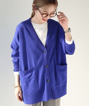  バイパチＶネックワイドニットカーディガン