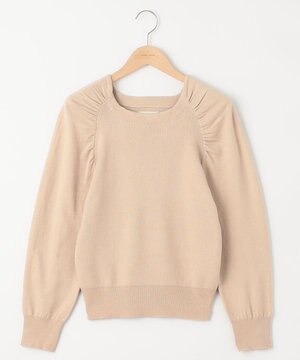 ギャザースリーブプルオーバー