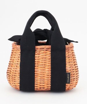  VIOLAd'ORO MIRO スプリットラタン バスケットバッグ