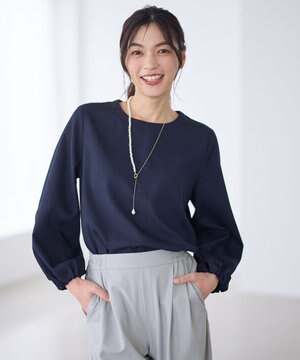  ポコポコバルーン袖ブラウス