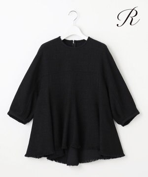  【R(アール)】プリペラツイード ブラウス