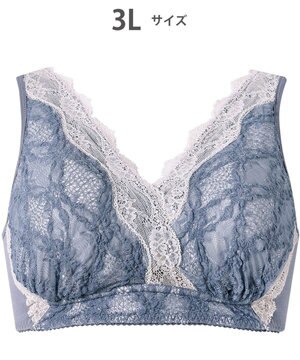  【ナイトアップブラ】 ノンワイヤー ナイトブラ 綿混 就寝時用 3Lまで対応 大きいサイズ レディース BXB168 /ワコール
