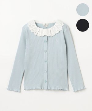  【100㎝】フリルリブ2WAY トップス