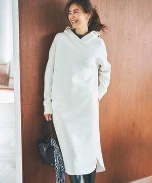 ハイストレッチダンボール パーカー ワンピース