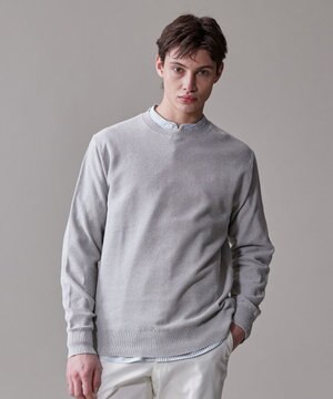  ギマコットンクルーニット