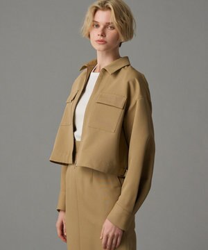 【吸水速乾・洗濯機洗い可】エコ ドライ チノ ブルゾン（uncrave STANDARD）