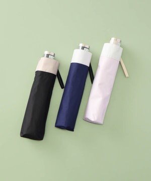  【AURORA（オーロラ）】サマーシールド　バイカラー晴雨兼用傘（折りたたみ傘）