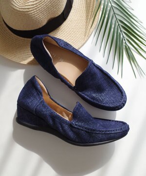  日本製 本革美脚効果コンフォートシューズ