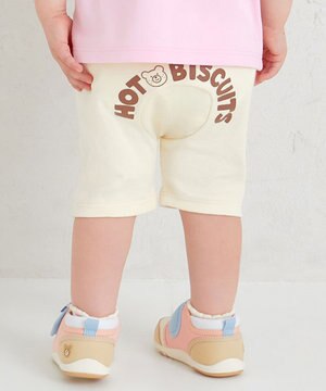  【70-100cm】ロゴシリーズ 6分丈ハーフパンツ