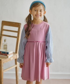  【110-140cm】シェイプドカット ワンピース