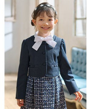  【110-140㎝】ラウンドカラー ジャケット