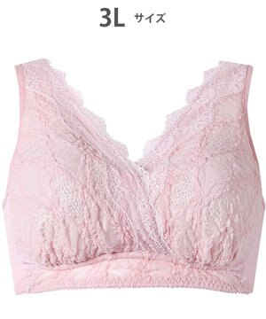 【ナイトアップブラ】 ノンワイヤー ナイトブラ 綿混 就寝時用 3Lまで対応 大きいサイズ レディース BXB168 /ワコール