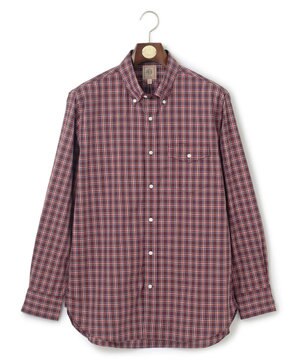  SOMELOSコットンチェック シャツ