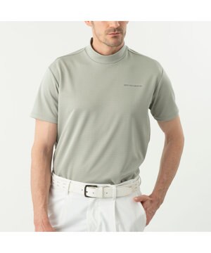  ボーダーモックネックTシャツ ZHG-M6S5b 85190