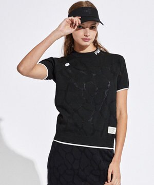 【WOMEN】ジラフメッシュ ニット ゴルフウェア レディース