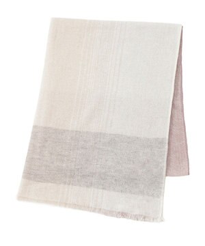  FURLA(フルラ）カシミヤ100％ オンブレー チェック ストール 手洗いOK