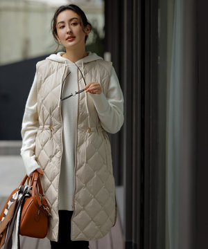 【TAION×UNFILO 】キルティングダウン ジレ