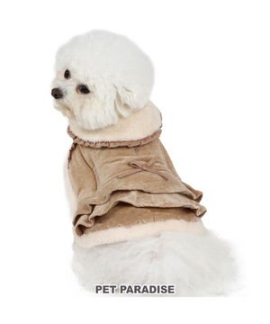  ペットパラダイス フリルポンチョ 《ブラウン》  超小型犬 小型犬