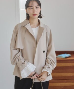  【ANGIE VINTAGE】ショート トレンチコート
