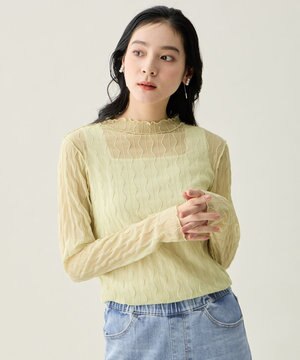  レースインナートップス