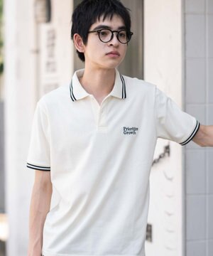  【ユニセックス着用ITEM/MLサイズ展開】ワンポイント刺繍カノコポロ（SS）