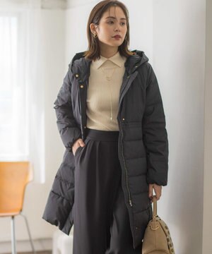  ライトタフタロングダウンコート