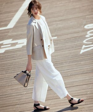  エンブロイダリーレース パンツ