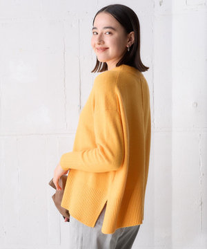 【新色追加/洗える】ふわふわ クルーネックニット