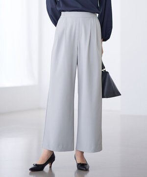  イージーケアライトストレッチワイドパンツ