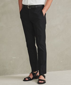  仕事で着られる綿パン【吸水速乾/ストレッチ/折り目加工】クールマックスコットンパンツ_ノータック（25年モデル）