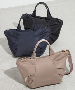  【宮本茉由さん・八木アリサさん着用】RIBBON KNOT NYLONBAG ナイロントートバッグ