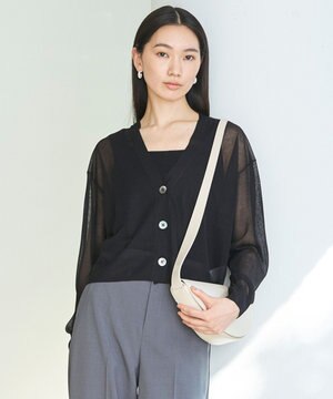 ラメシアー カーディガン