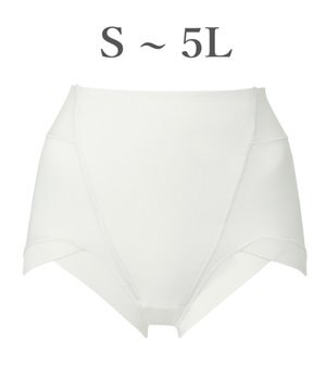  【BRADELIS NewYork peace】綿混楽々dailyソフトショーツ25 補正下着 深め ヒップアップ お腹スッキリ