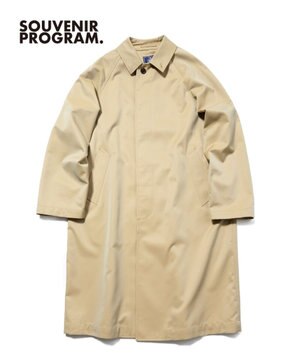 【J.PRESS ORIGINALS】【UNISEX】Cotton Like Polyester Balmacaan Coat