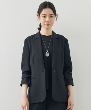  【セットアップ対応】テクスチャードスーツ ジャケット