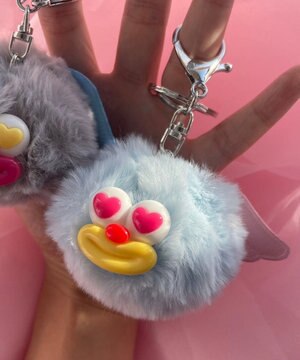  エンジェルきゅんモンスターぬいぐるみキーホルダー