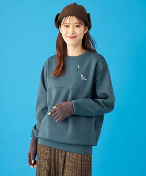  【UVカット・吸水速乾・ストレッチ・軽量・アンチピリング 】ダンボールクルーネックスウェット（S・Mサイズ）