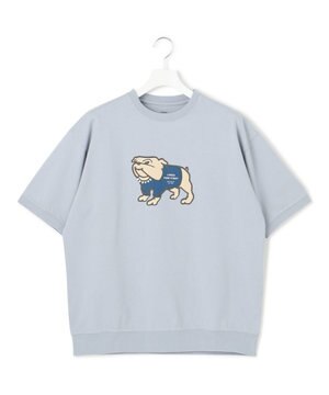  【UNISEX】ブルドッグプリントTシャツ