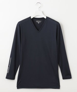  【MEN】【吸水速乾・UVケア】３０ｄインナー Vネックカットソー