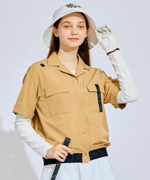  【WOMEN】サファリシャツ ゴルフウェア レディース