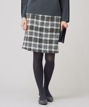  BALLIループミルドチェック スカート