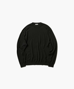  NUBUCK SILK COTTON | クルーネックセーター - UNISEX