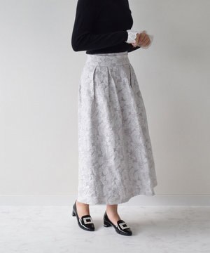  【Bridget Birkin】バックルビジューヒールアップローファー