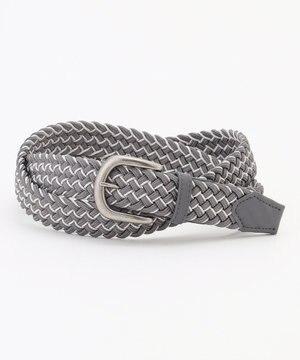  【キングサイズ・イタリア素材・ストレッチ・日本製】メランジグリッドストレッチ ベルト